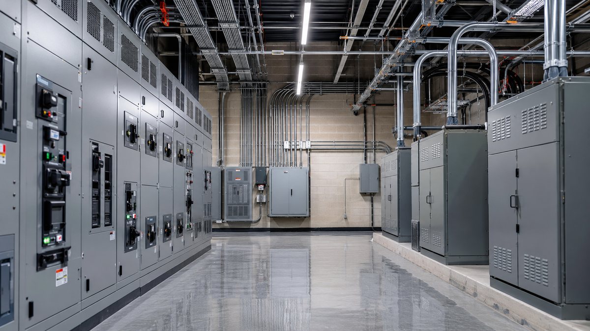 Commercial electrical engineering documentation and power distribution coordination